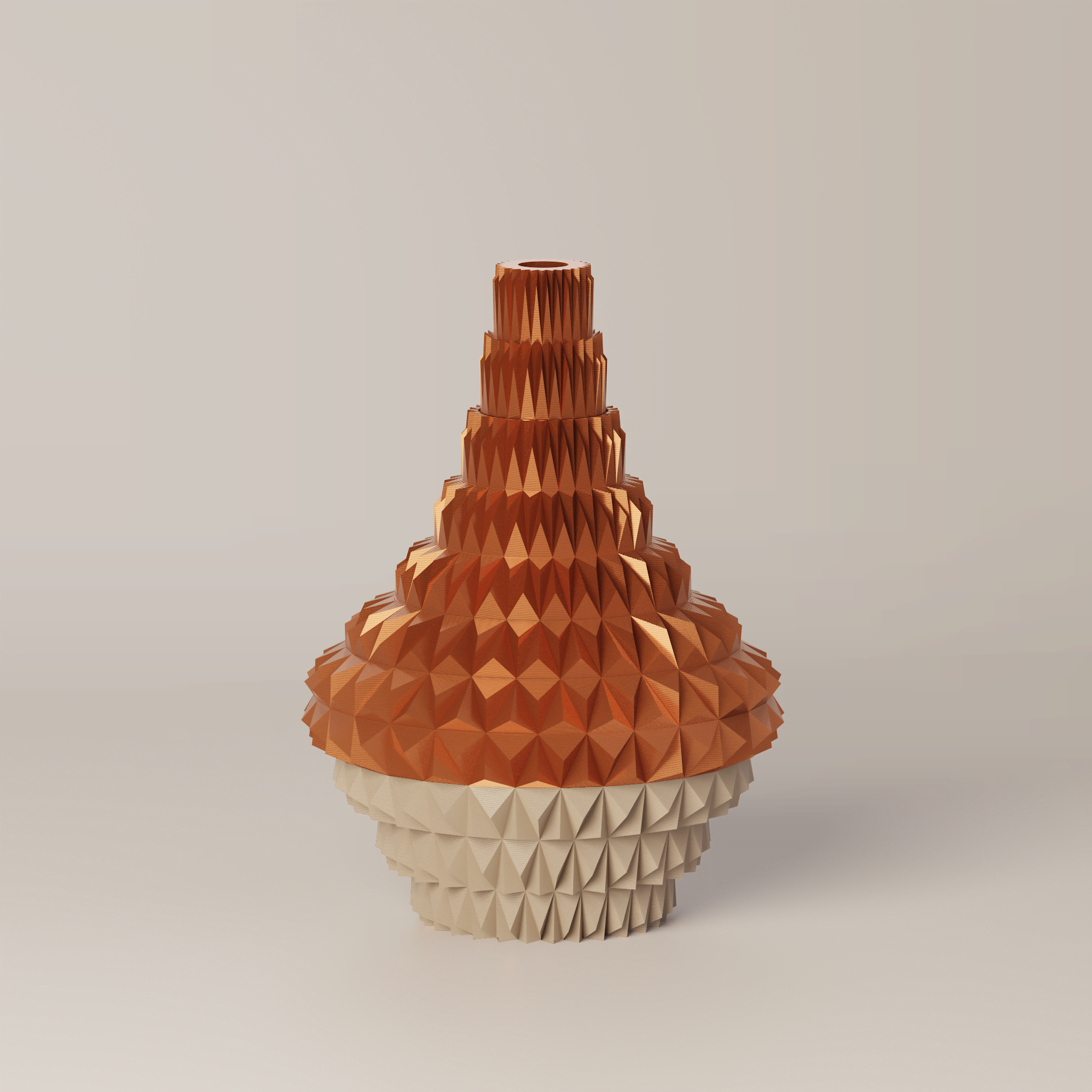 Puti - Custom Geometric 3D Printed Decor Vessel