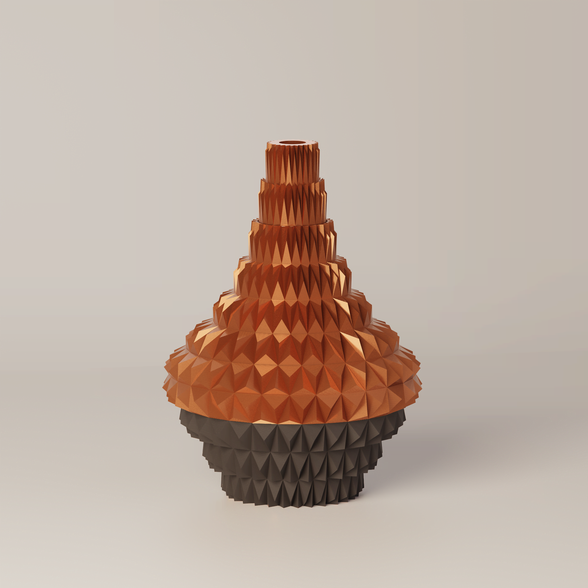 Puti - Custom Geometric 3D Printed Decor Vessel
