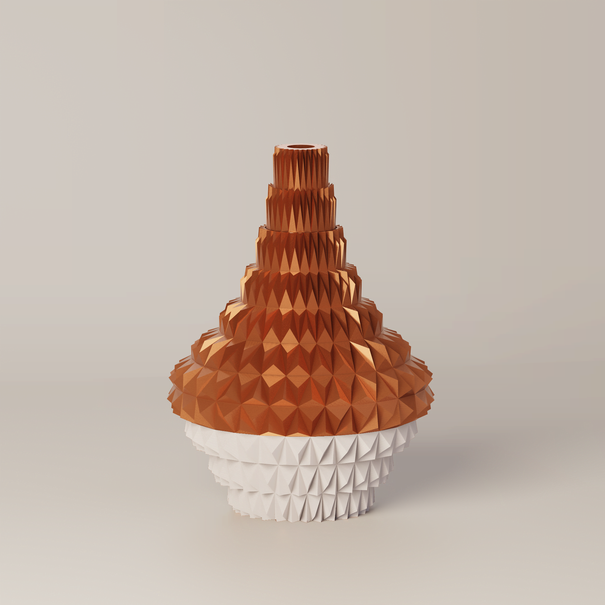 Puti - Custom Geometric 3D Printed Decor Vessel