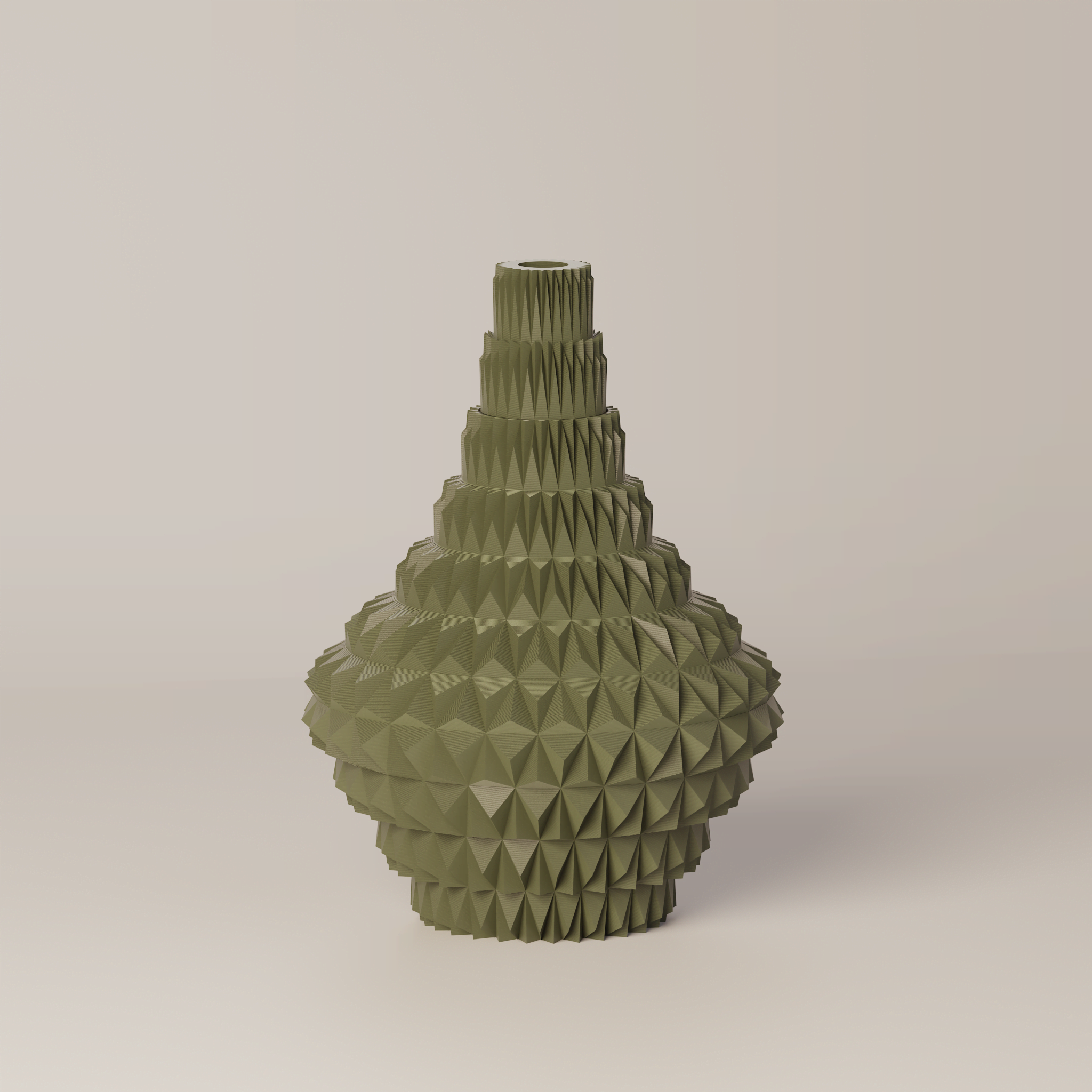 Puti - Custom Modern Geometric 3D Printed Decor Vessel