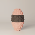 Pina - Geometric 3D Printed multi-color Vase