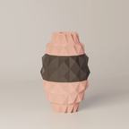 Pina - Geometric 3D Printed multi-color Vase