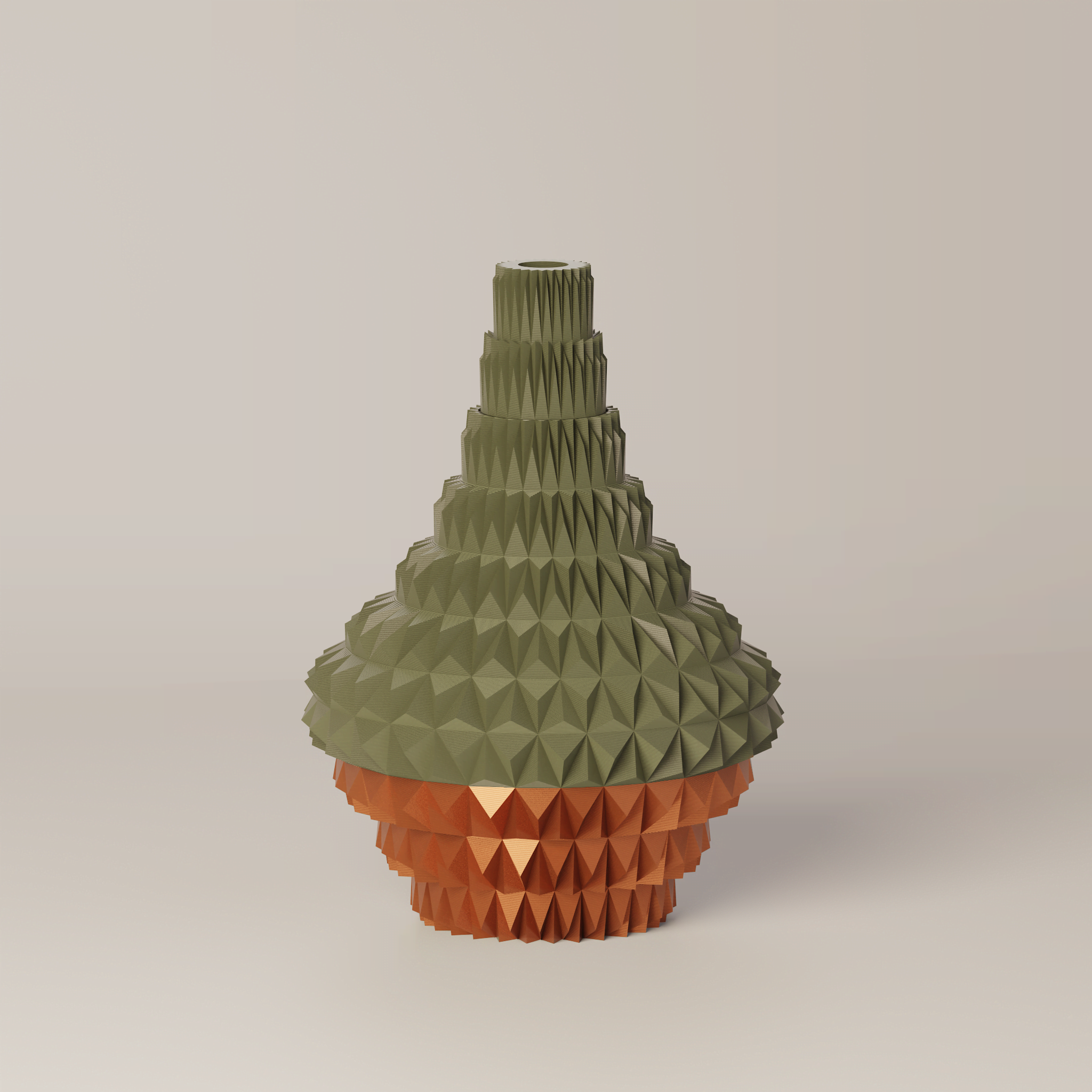 Puti - Custom Geometric 3D Printed Decor Vessel