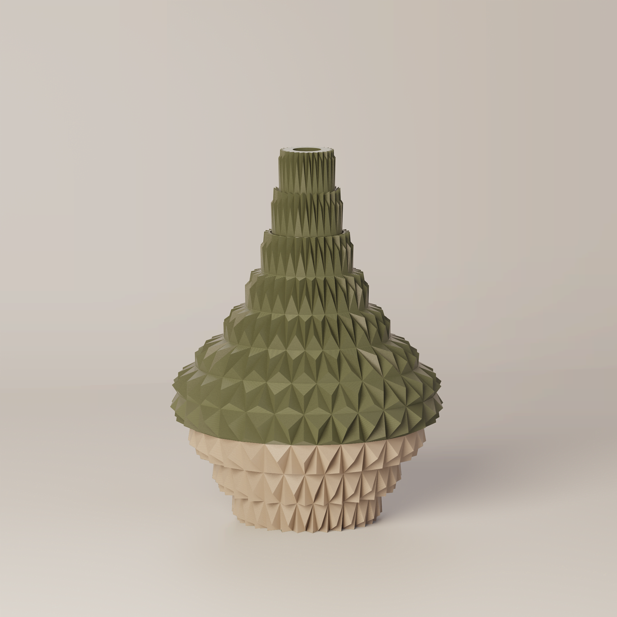 Puti - Custom Geometric 3D Printed Decor Vessel