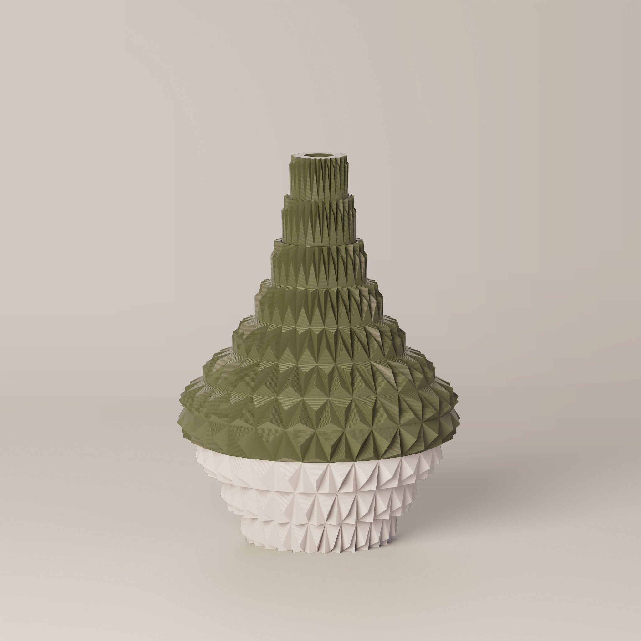 Puti - Custom Geometric 3D Printed Decor Vessel