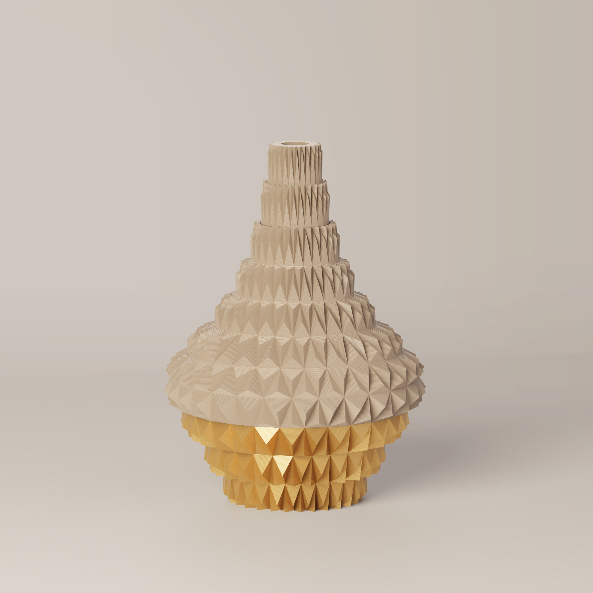 Puti - Custom Geometric 3D Printed Decor Vessel
