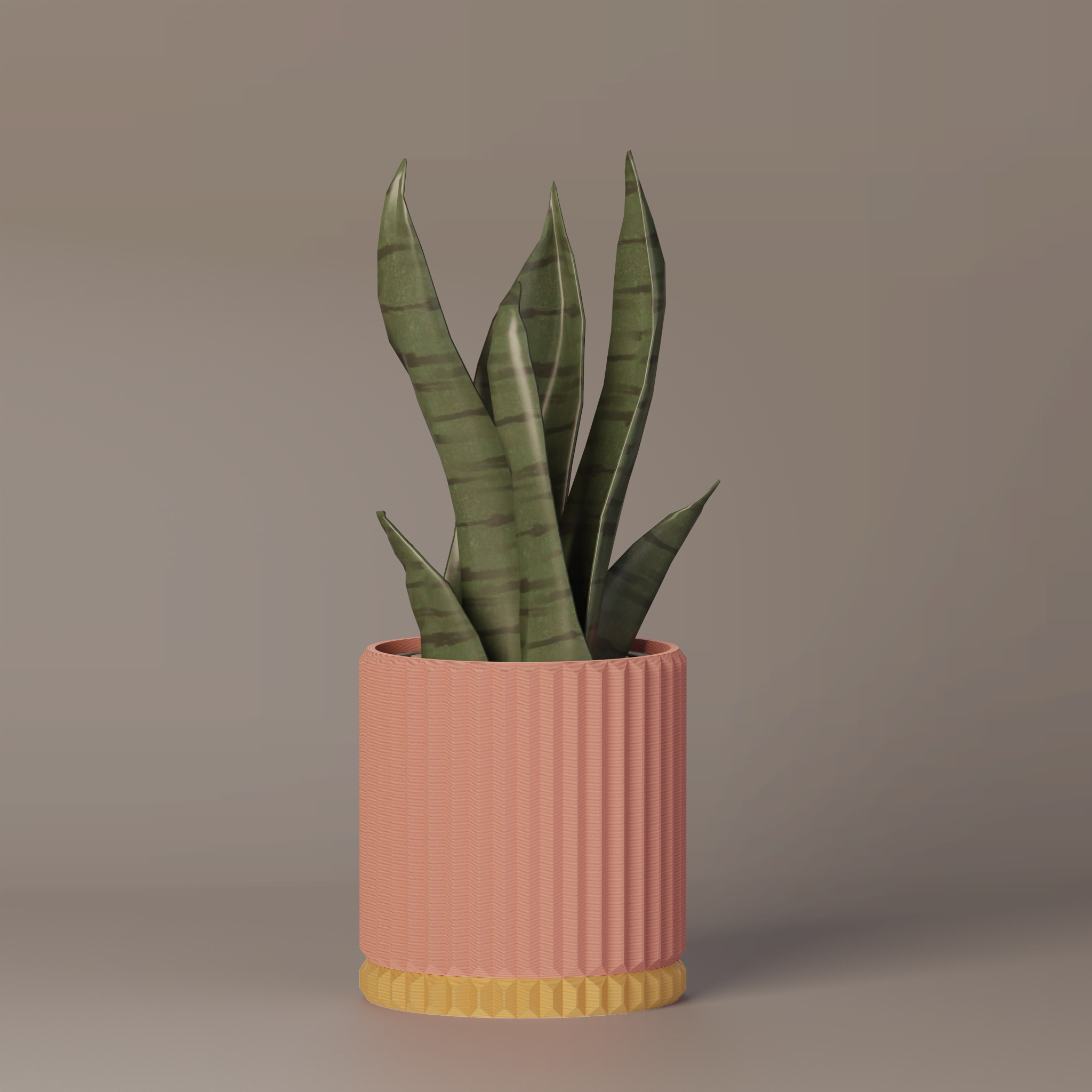 Merry - Ribbed Modern Planter