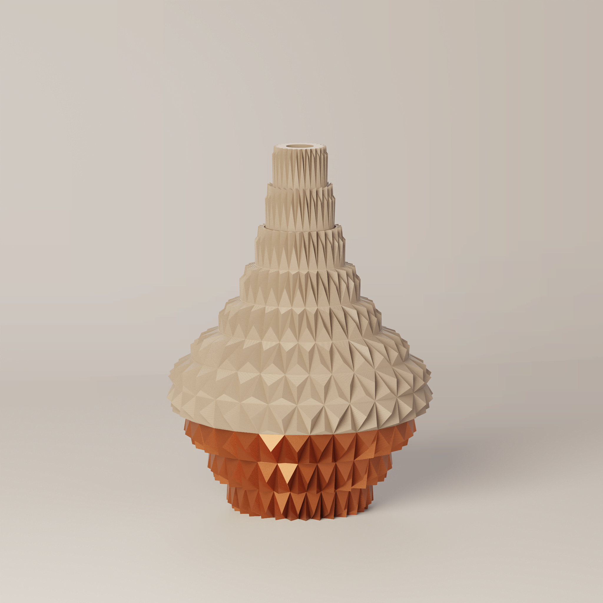 Puti - Custom Geometric 3D Printed Decor Vessel