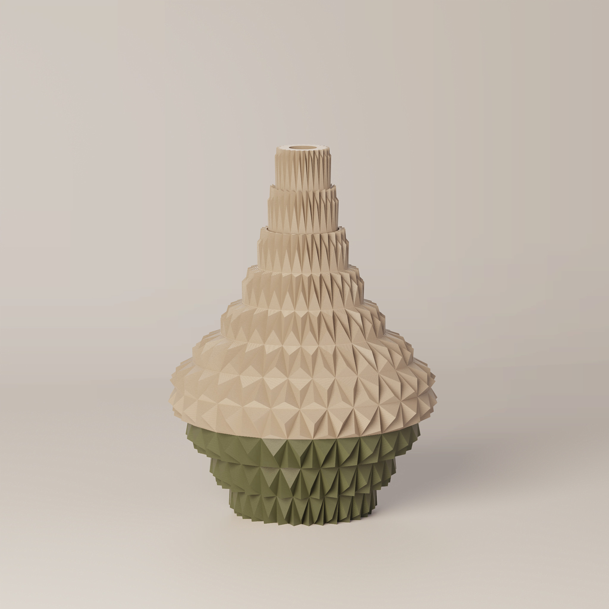Puti - Custom Geometric 3D Printed Decor Vessel