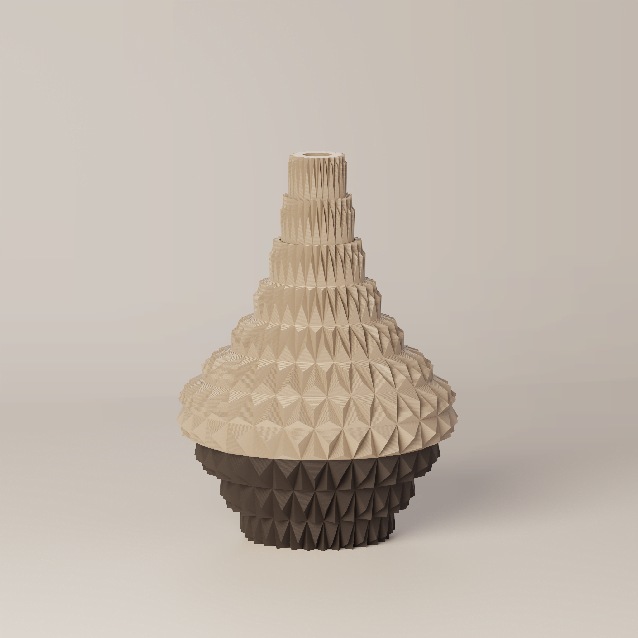 Puti - Custom Geometric 3D Printed Decor Vessel