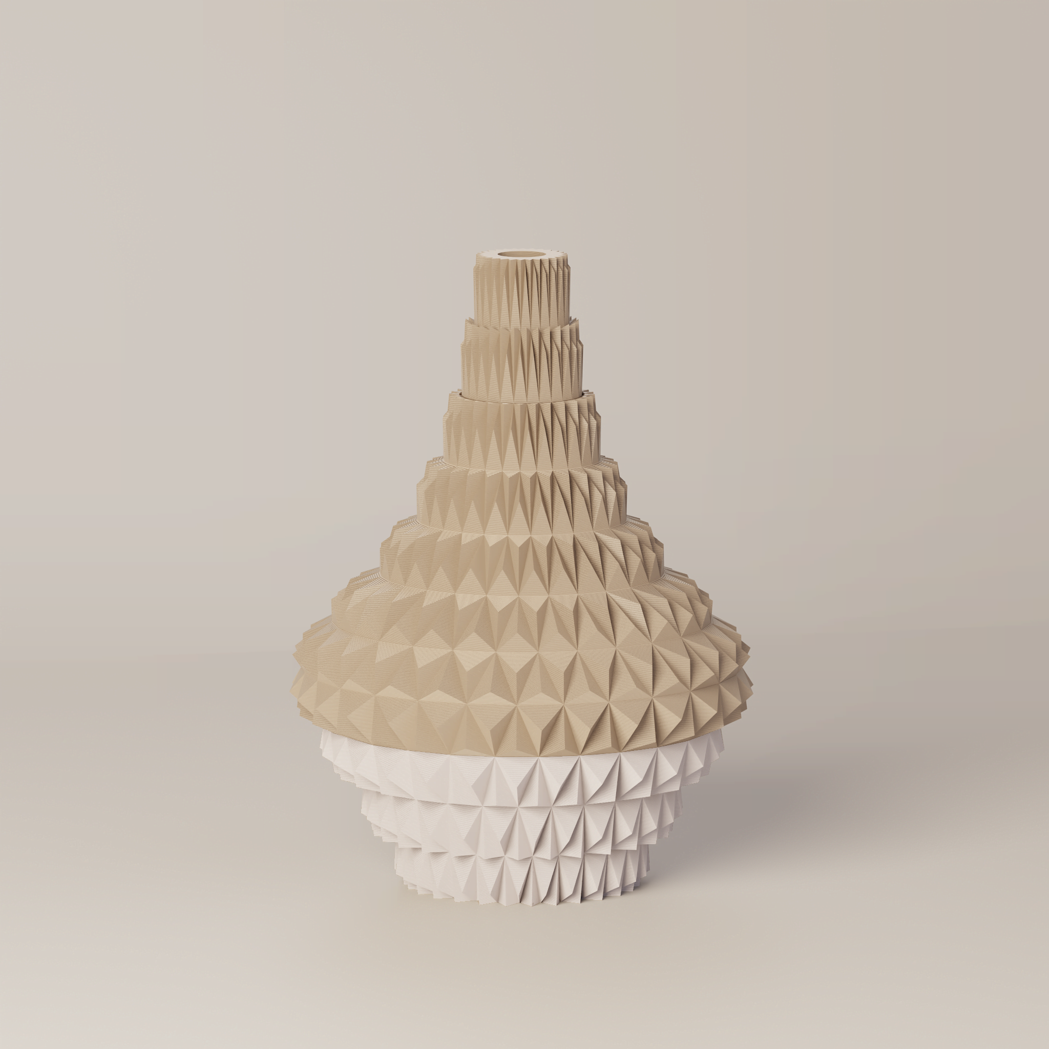 Puti - Custom Geometric 3D Printed Decor Vessel
