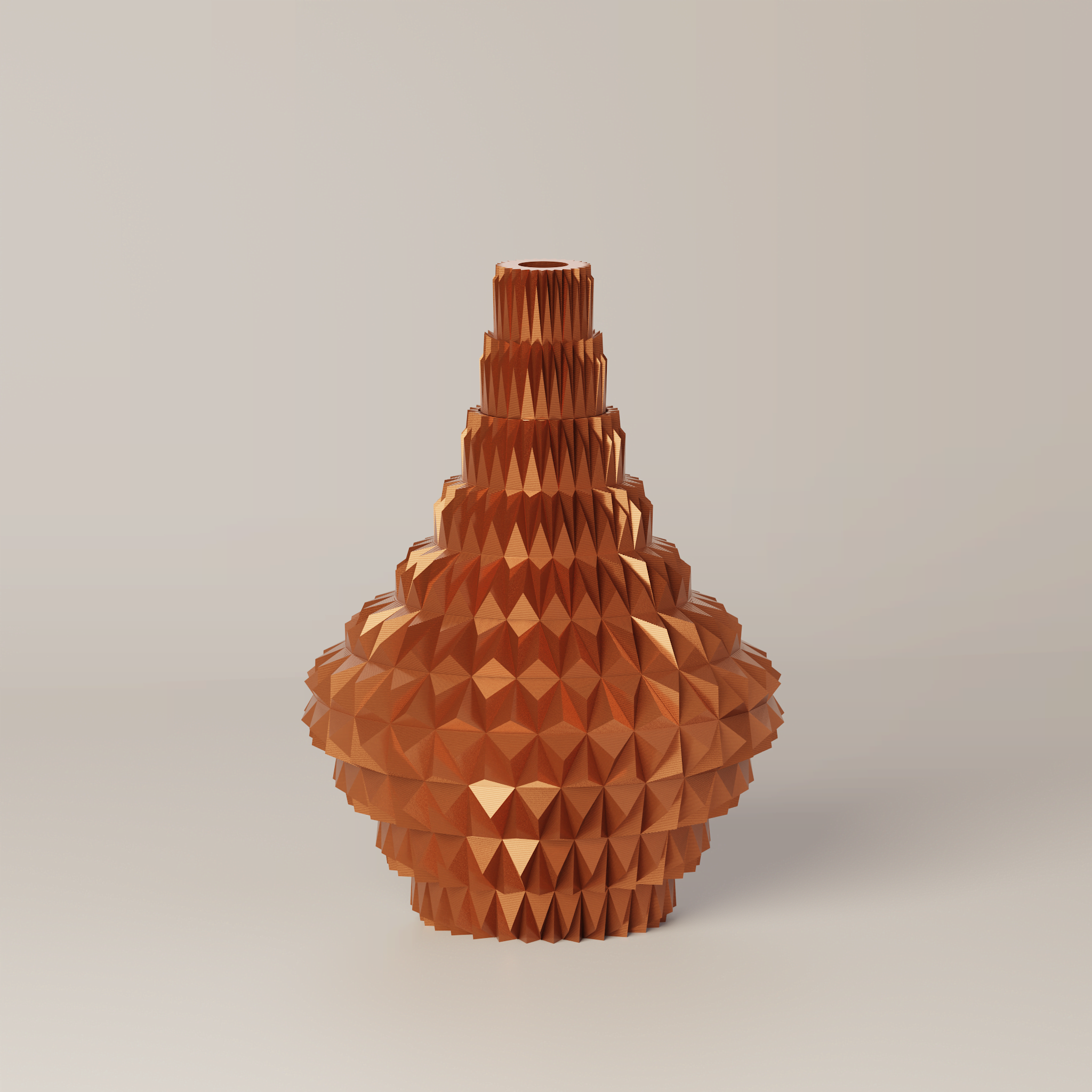 Puti - Custom Modern Geometric 3D Printed Decor Vessel