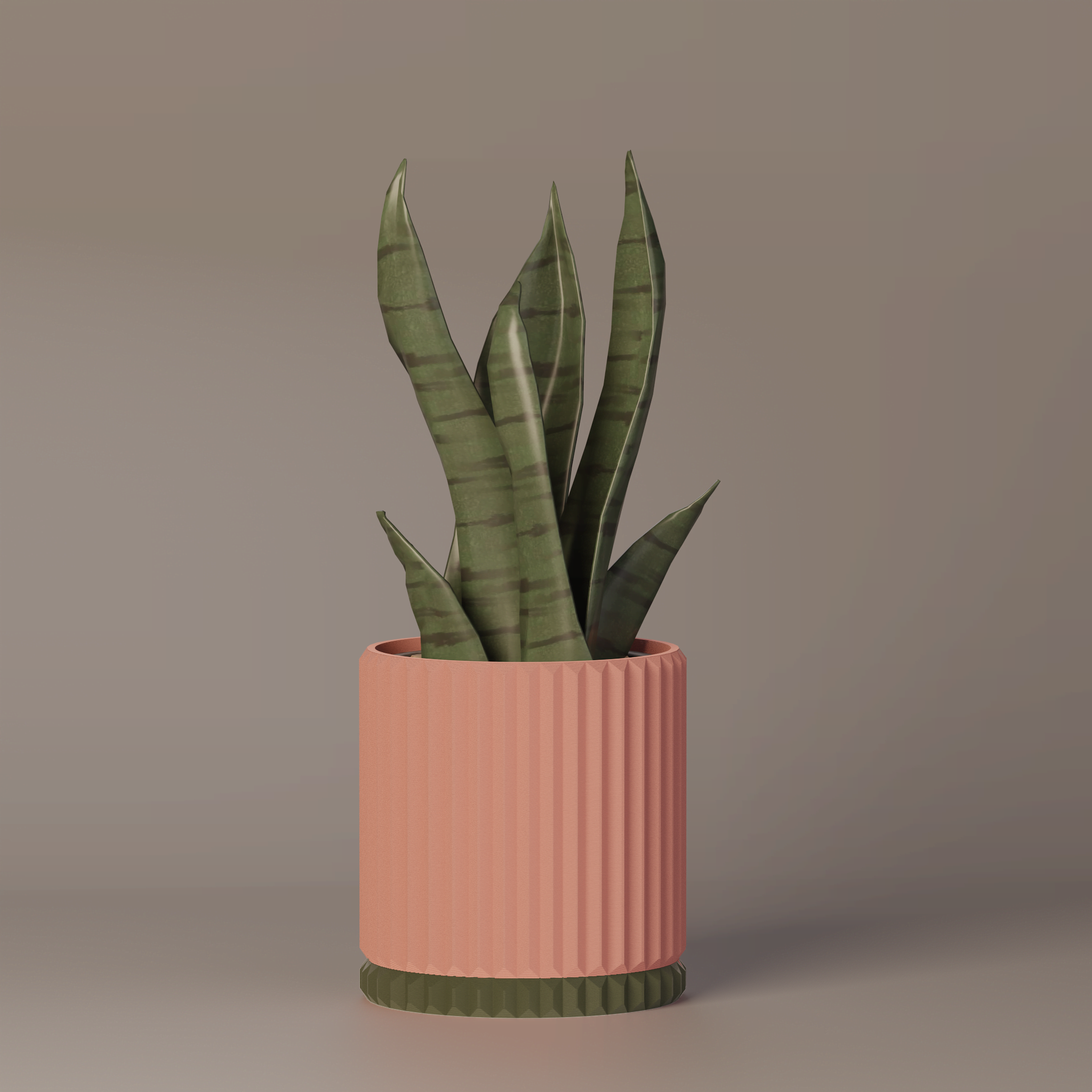 Merry - Ribbed Modern Planter