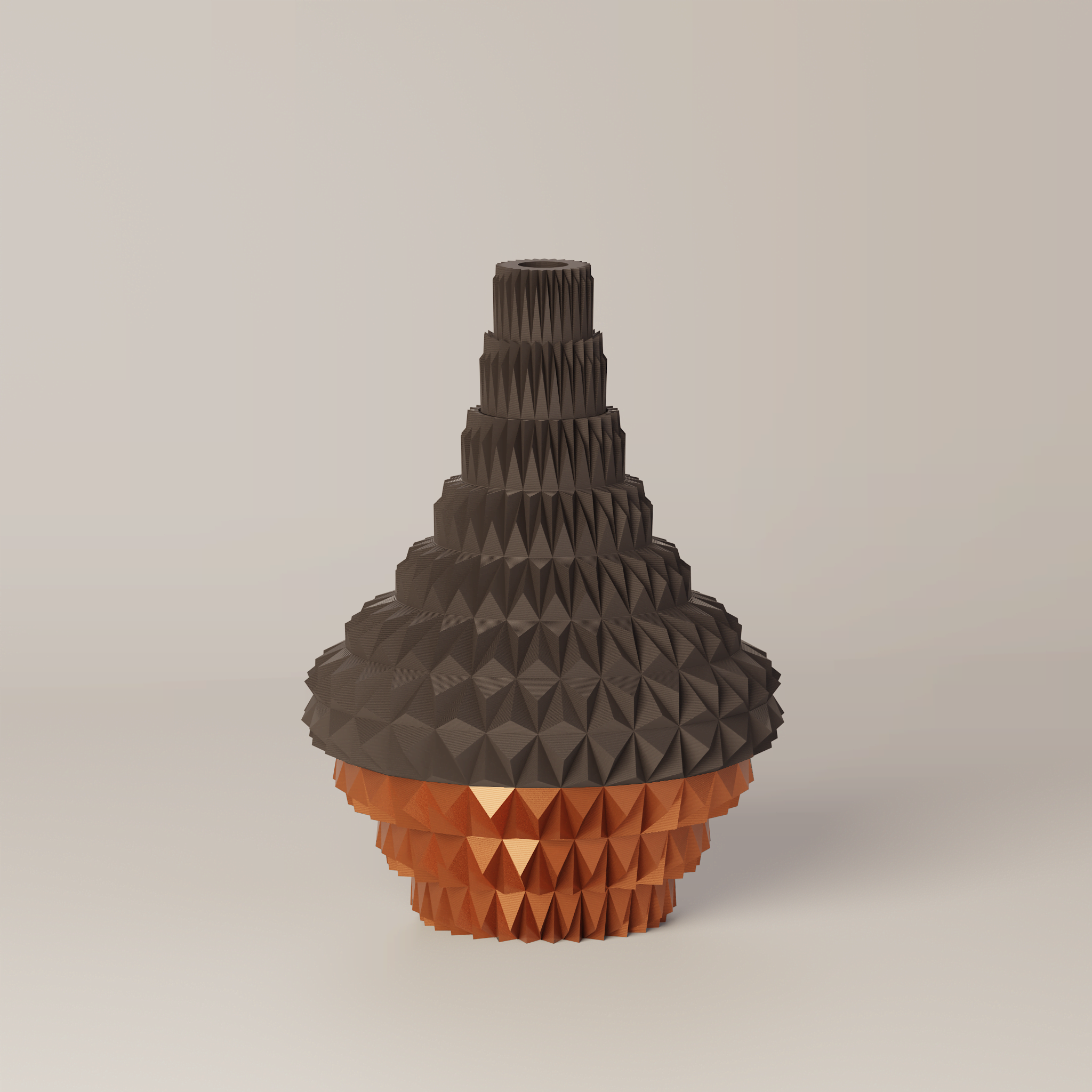 Puti - Custom Geometric 3D Printed Decor Vessel