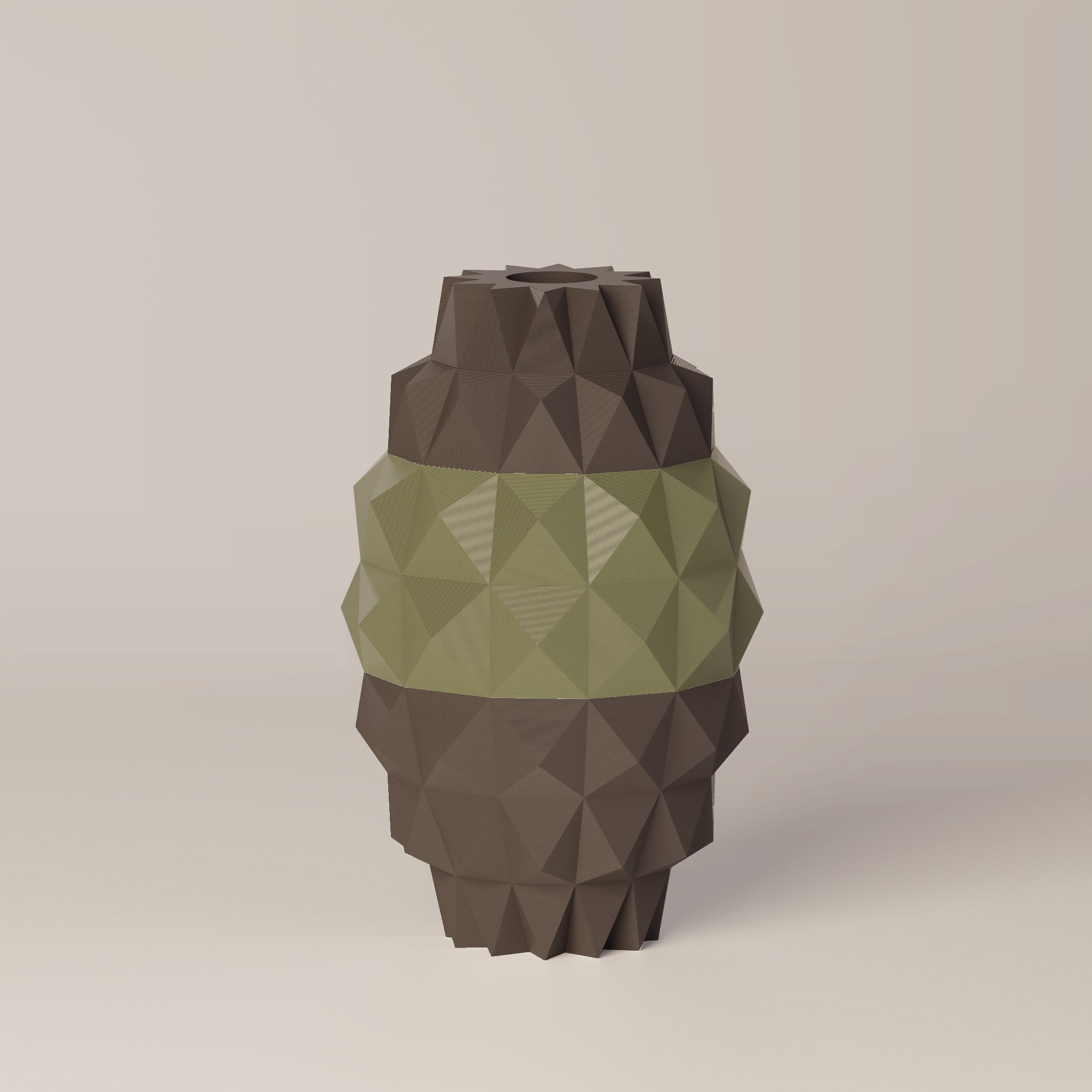 Pina - Geometric 3D Printed multi-color Vase