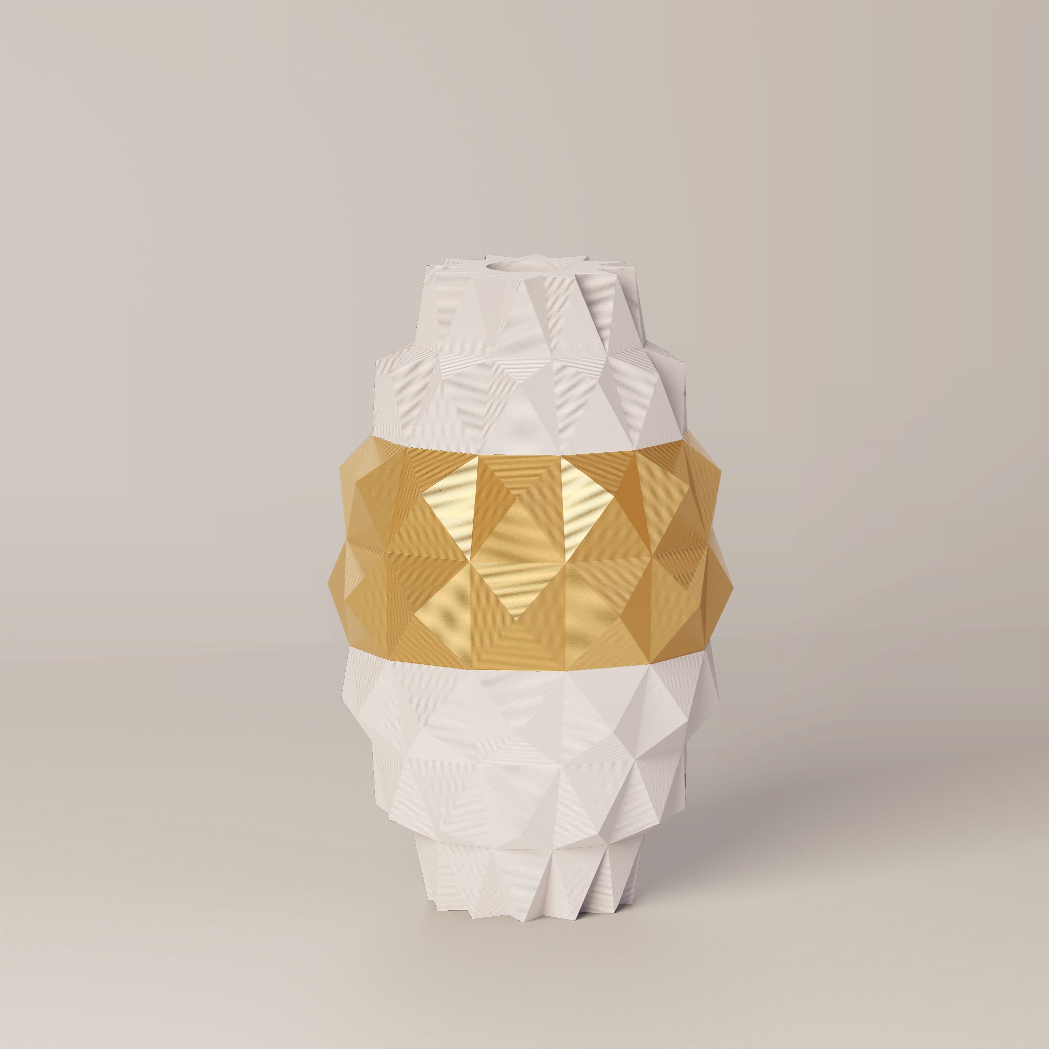 Pina - Geometric 3D Printed multi-color Vase