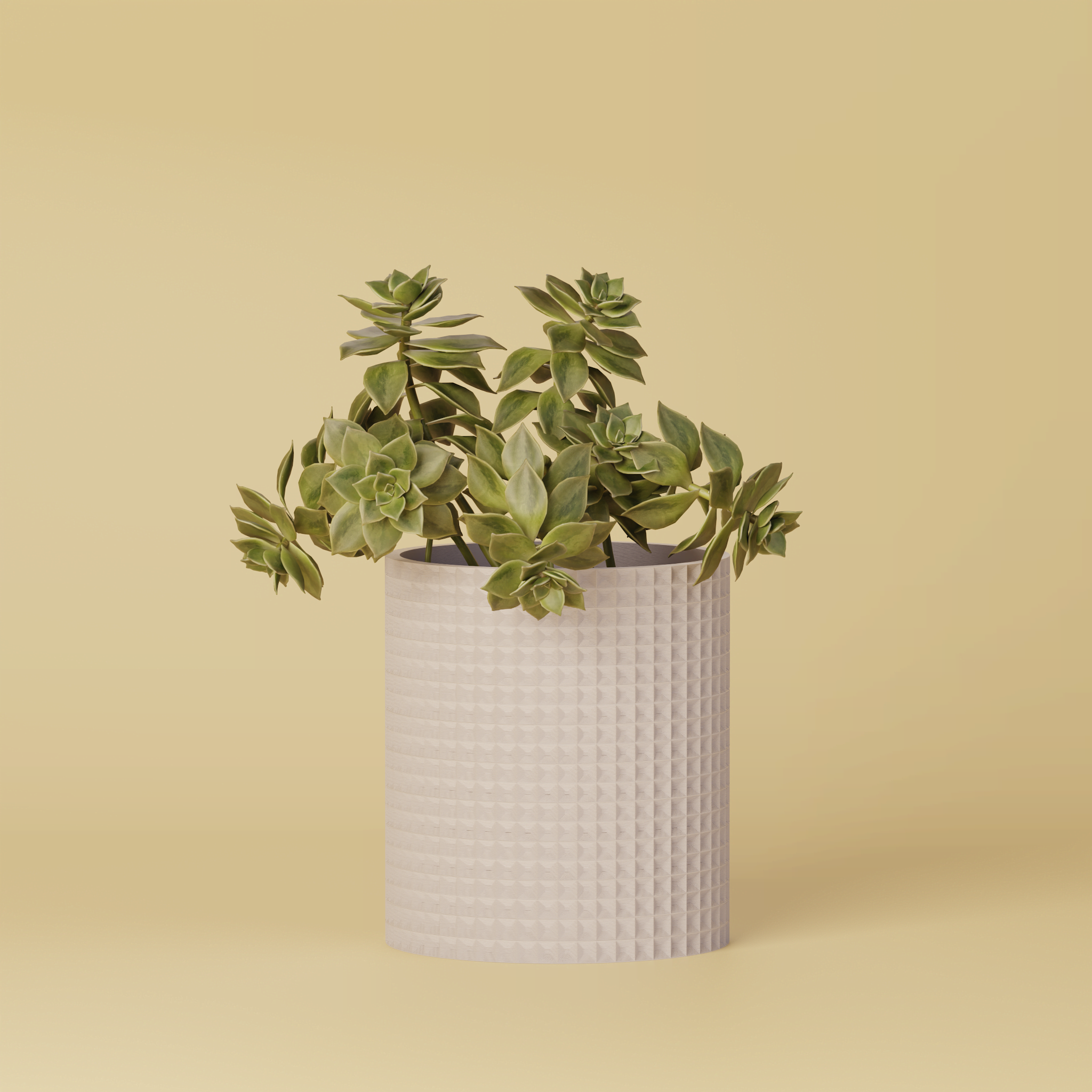 Moory - Detailed 3D Printed Planter