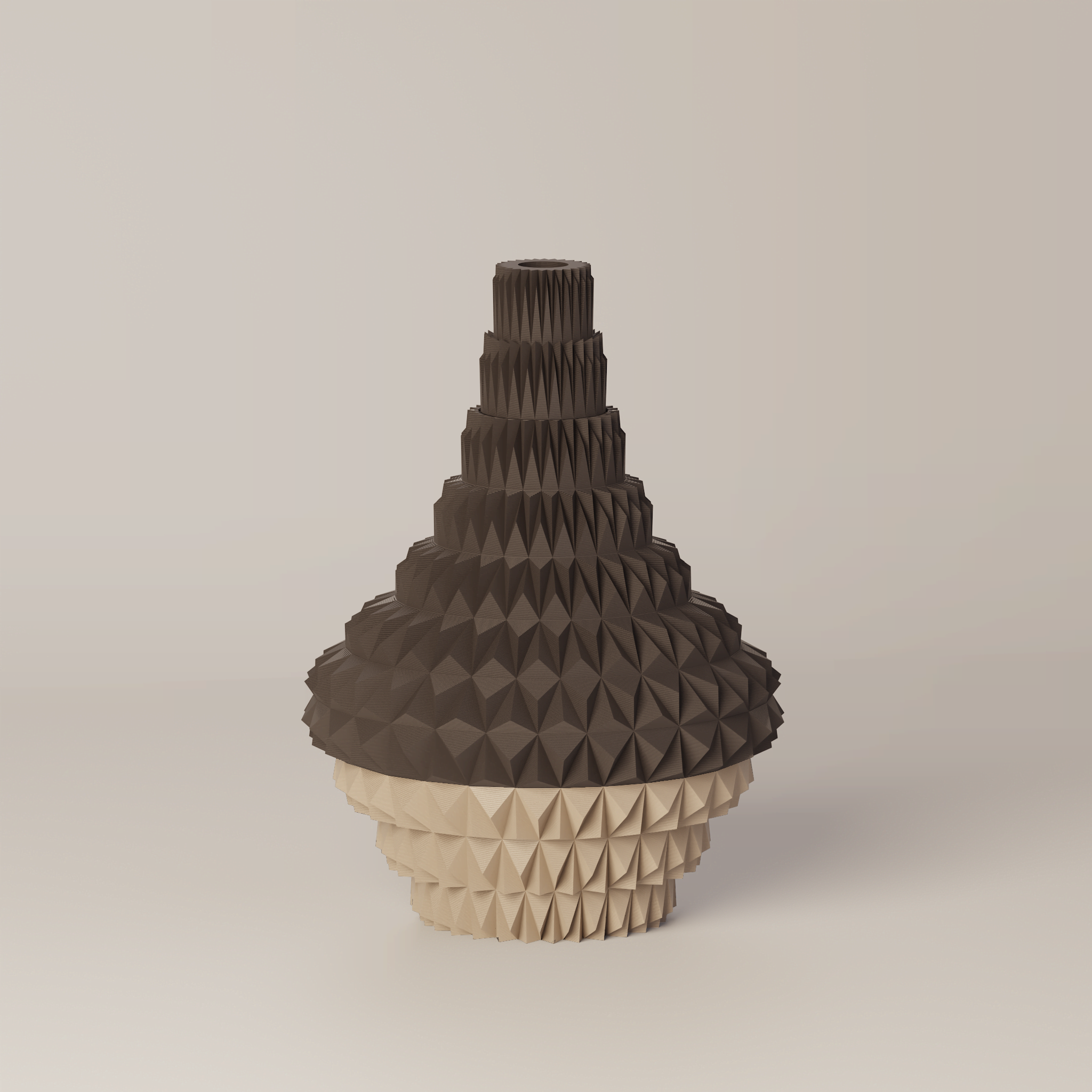 Puti - Custom Geometric 3D Printed Decor Vessel