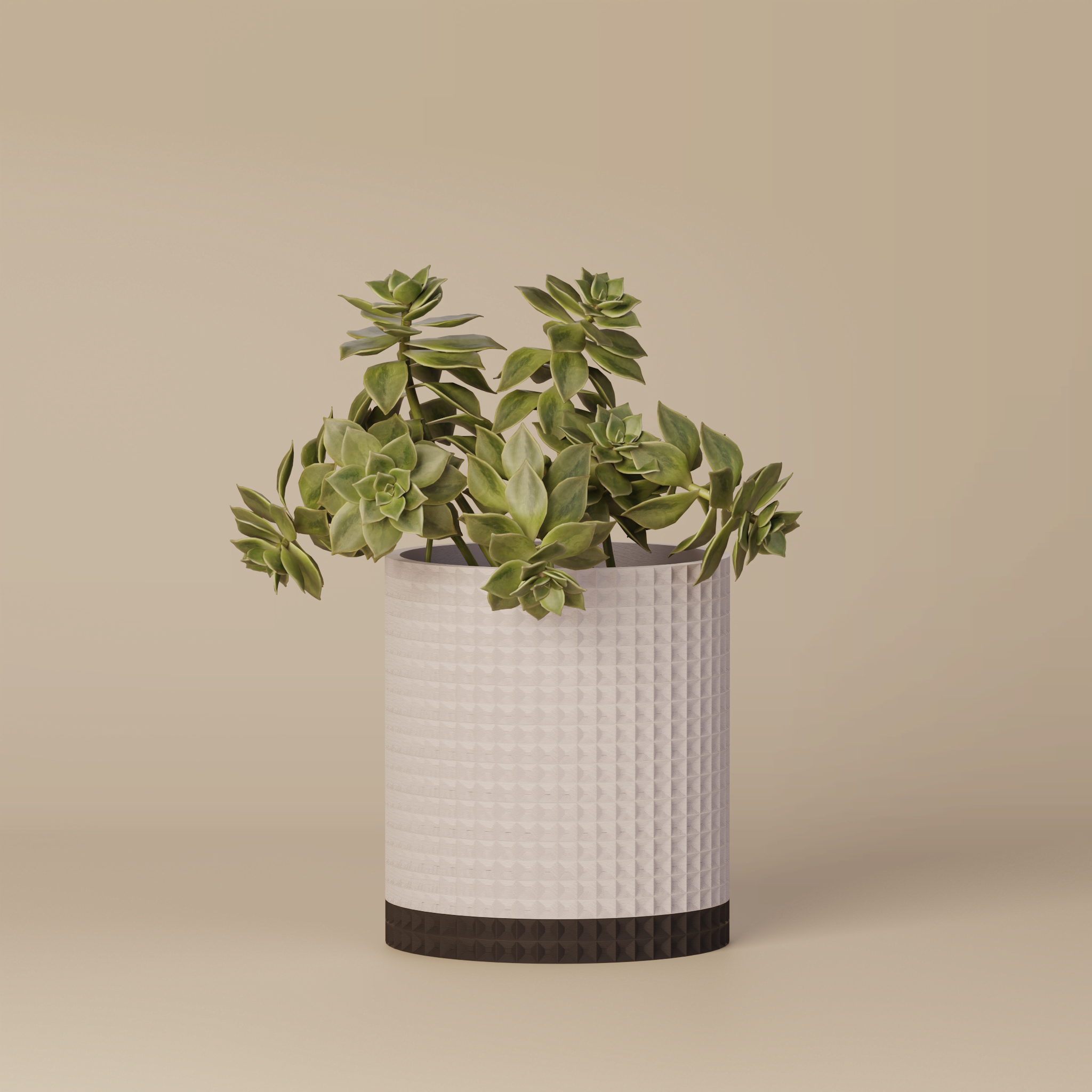 Moory - Detailed 3D Printed Planter
