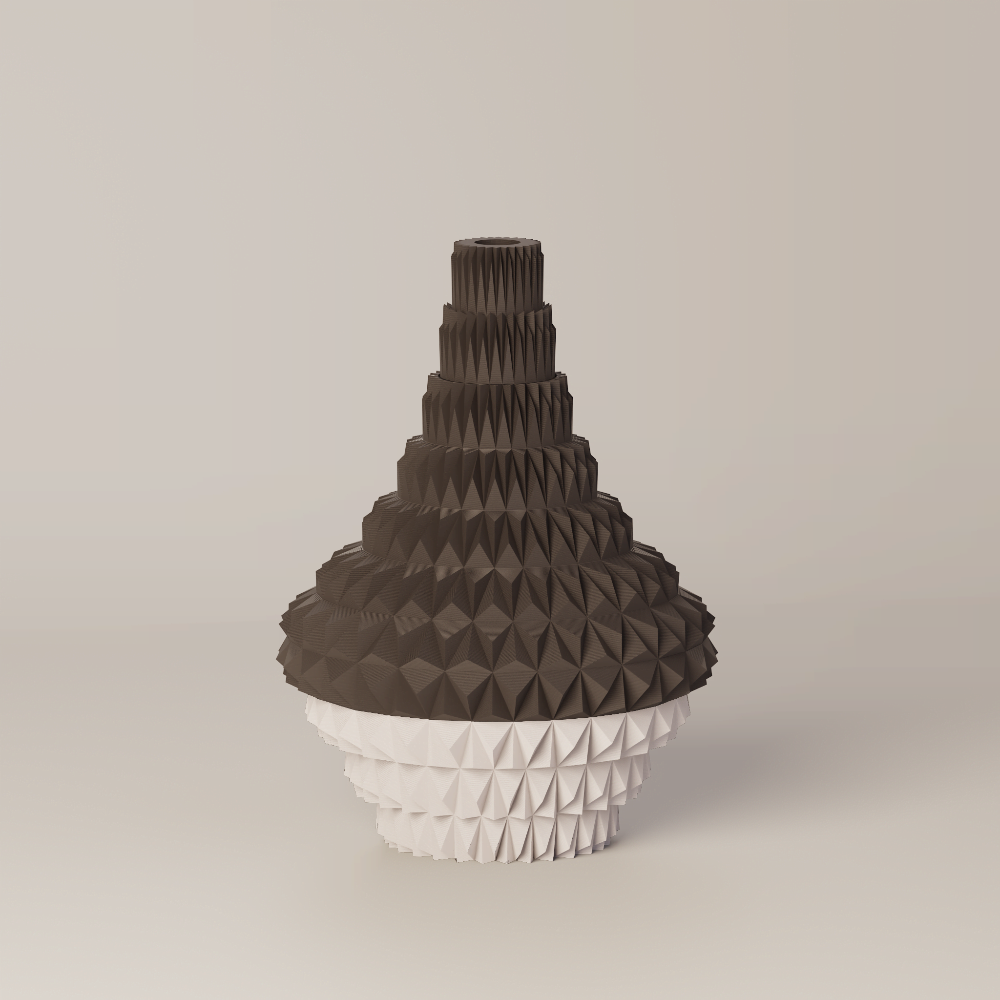 Puti - Custom Geometric 3D Printed Decor Vessel