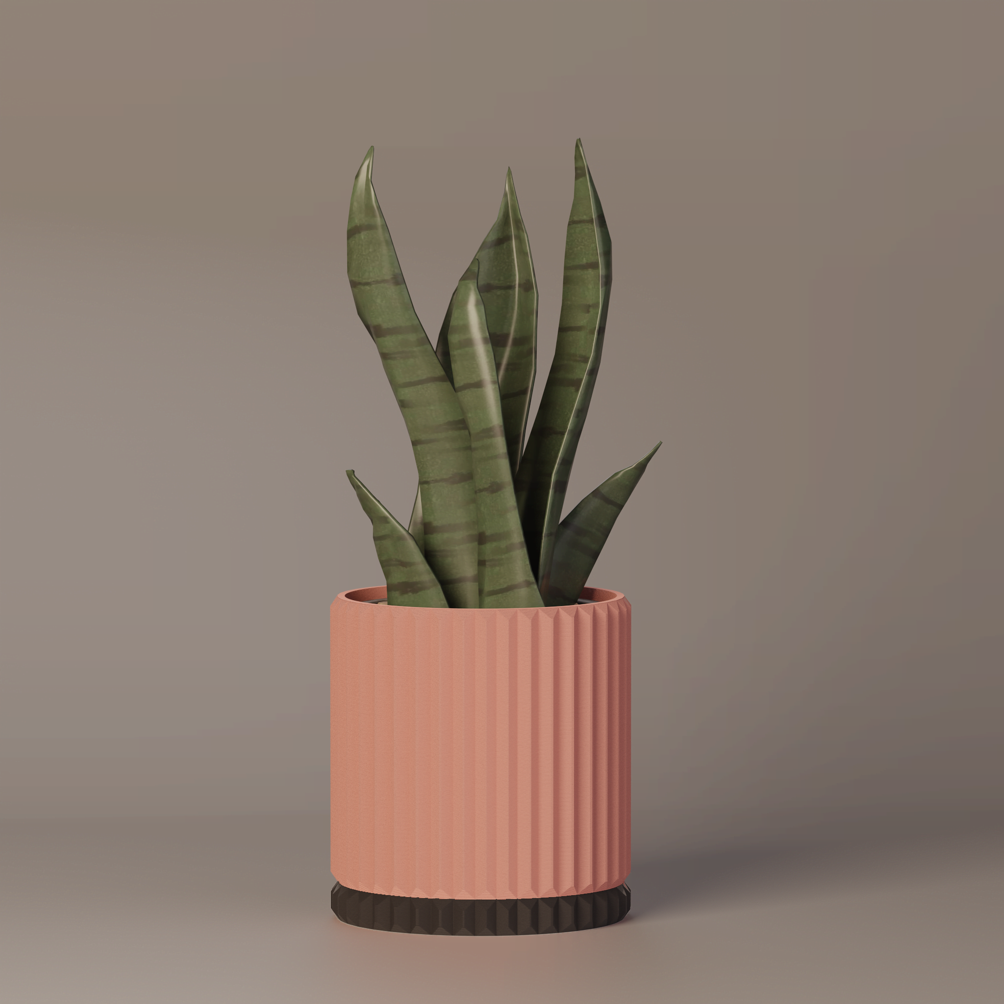 Merry - Ribbed Modern Planter