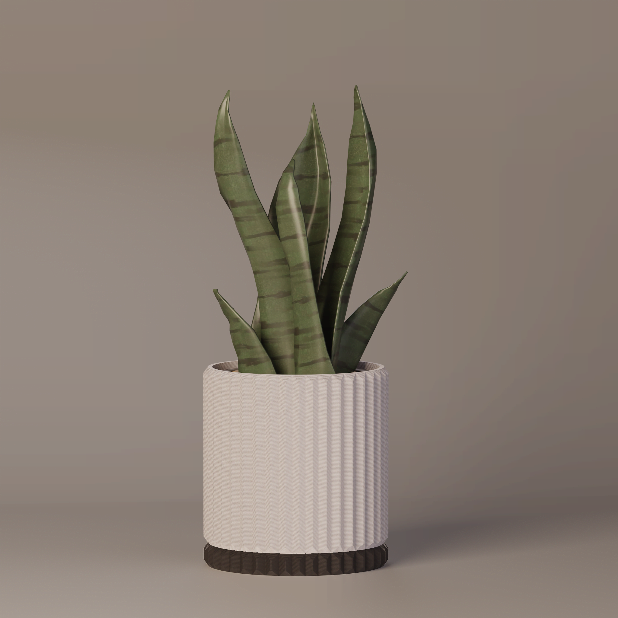 Merry - Ribbed Modern Planter