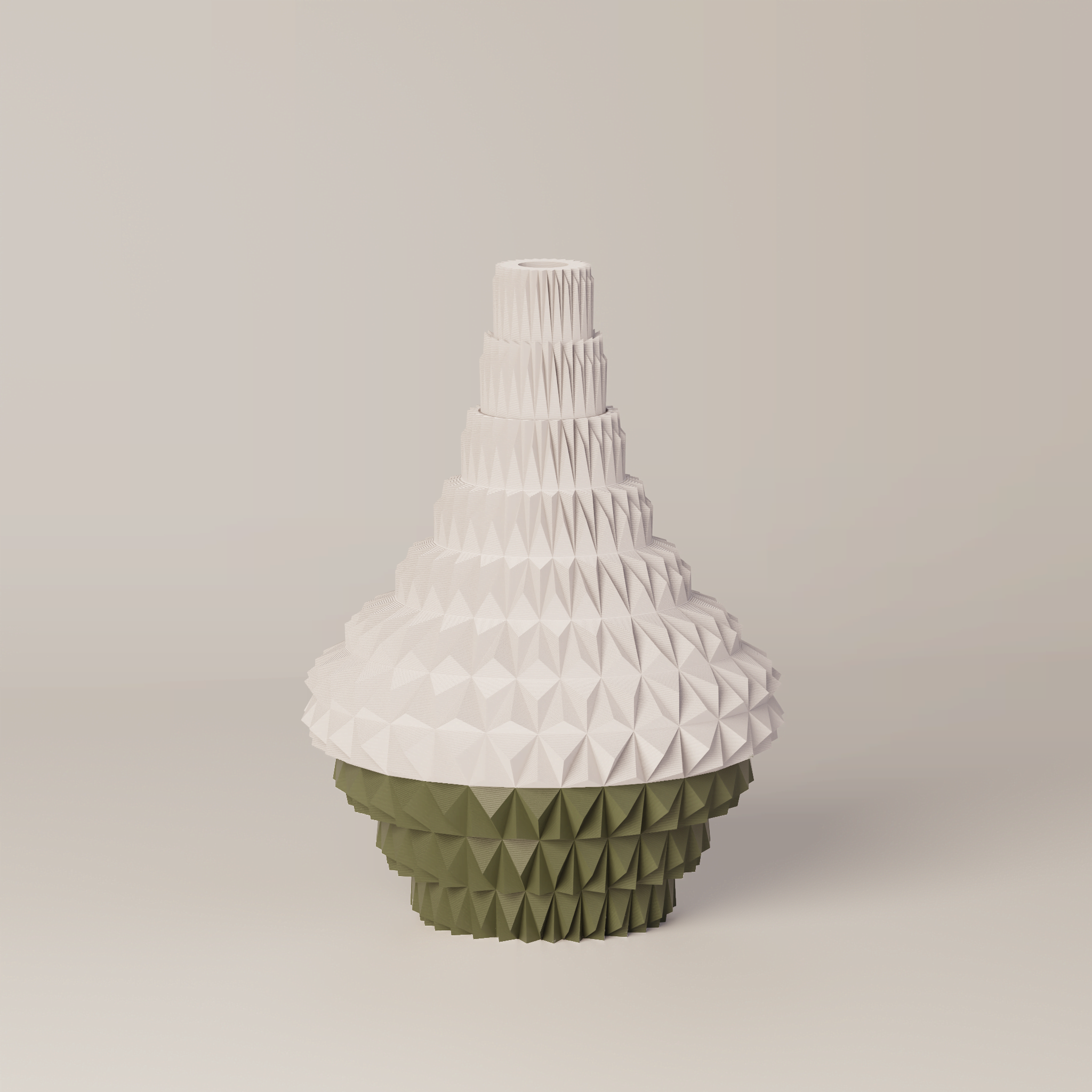 Puti - Custom Geometric 3D Printed Decor Vessel