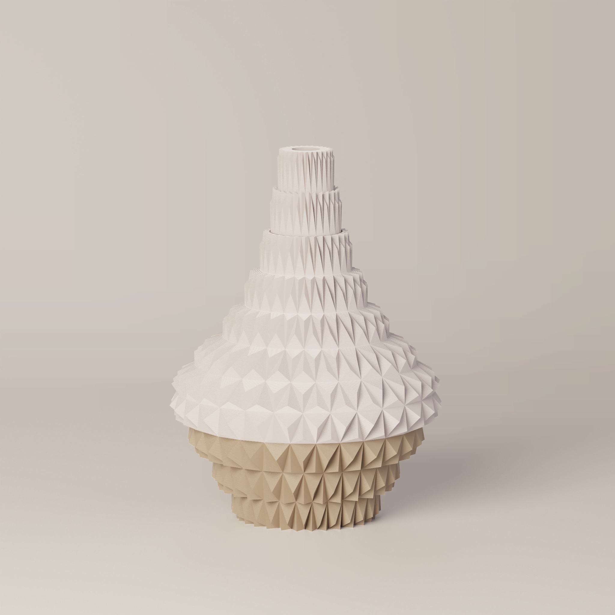 Puti - Custom Geometric 3D Printed Decor Vessel