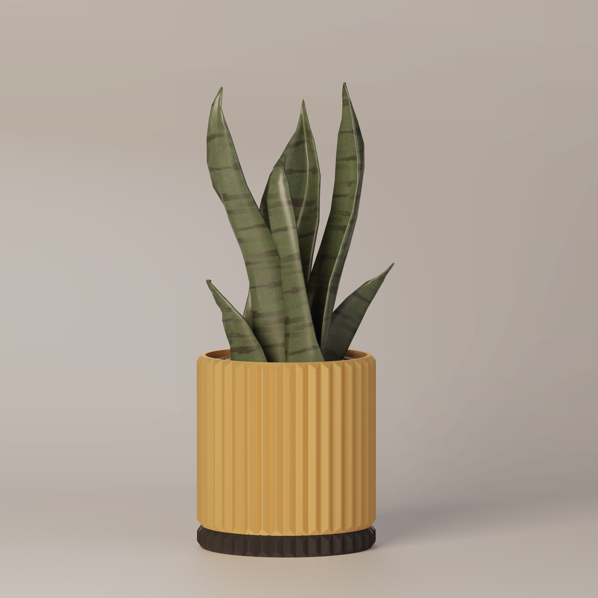 Merry - Ribbed Modern Planter