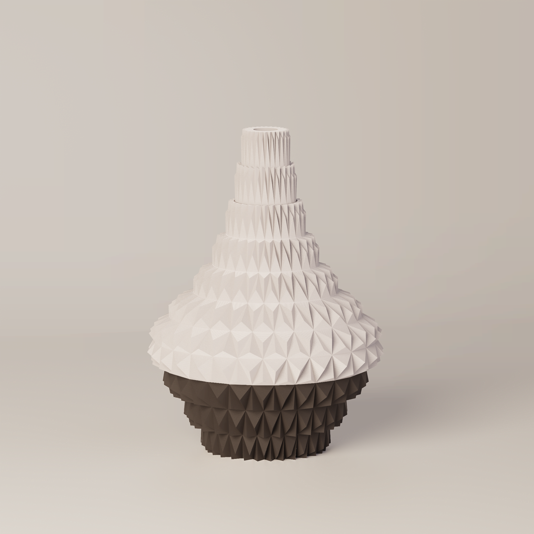 Puti - Custom Geometric 3D Printed Decor Vessel