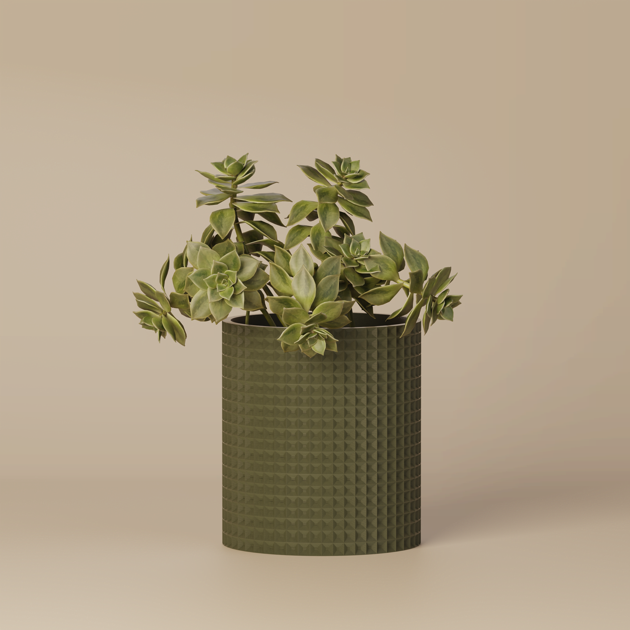 Moory - Detailed 3D Printed Planter