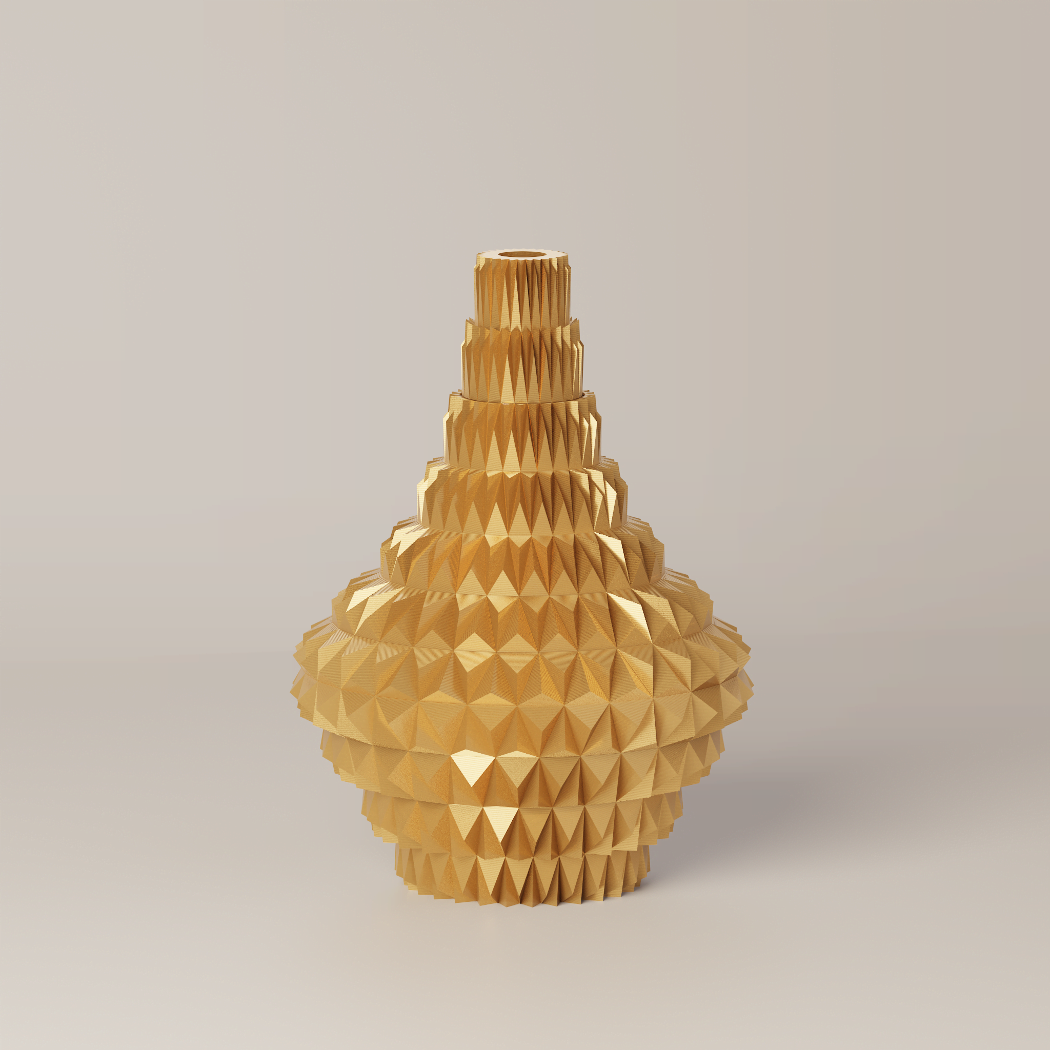 Puti - Custom Modern Geometric 3D Printed Decor Vessel