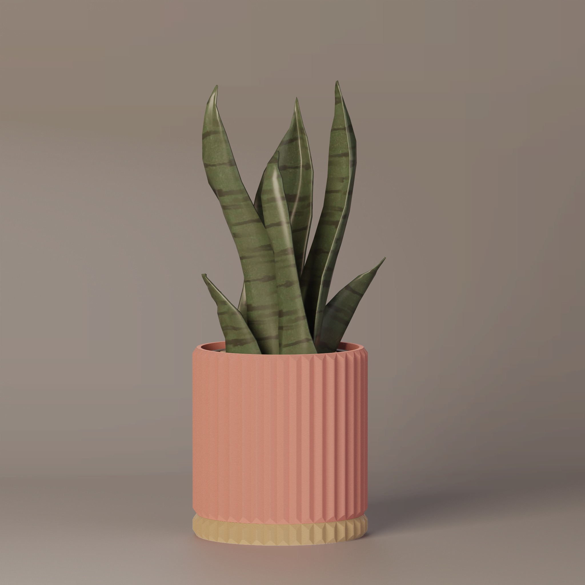 Merry - Ribbed Modern Planter