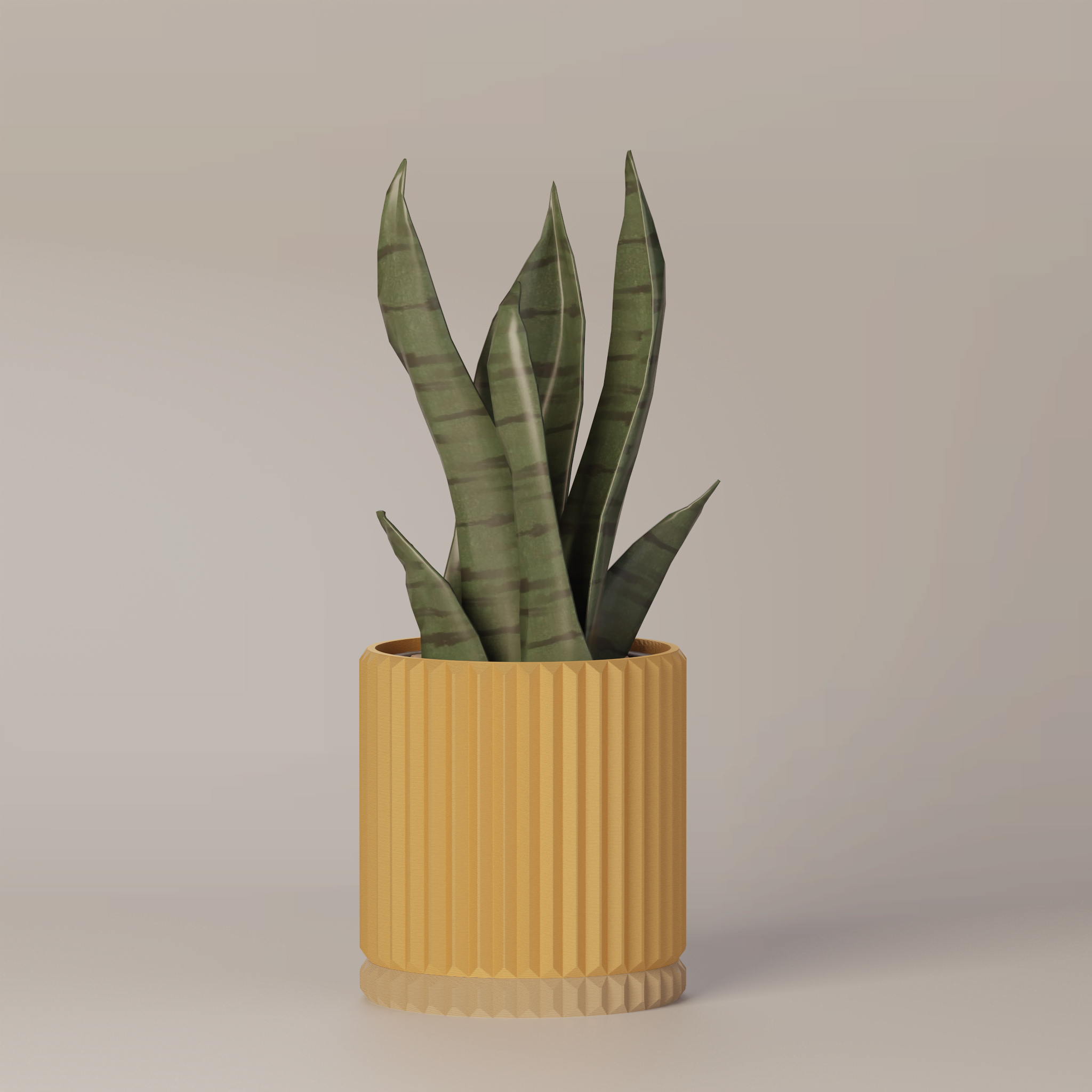Merry - Ribbed Modern Planter