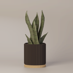 Merry - Ribbed Modern Planter