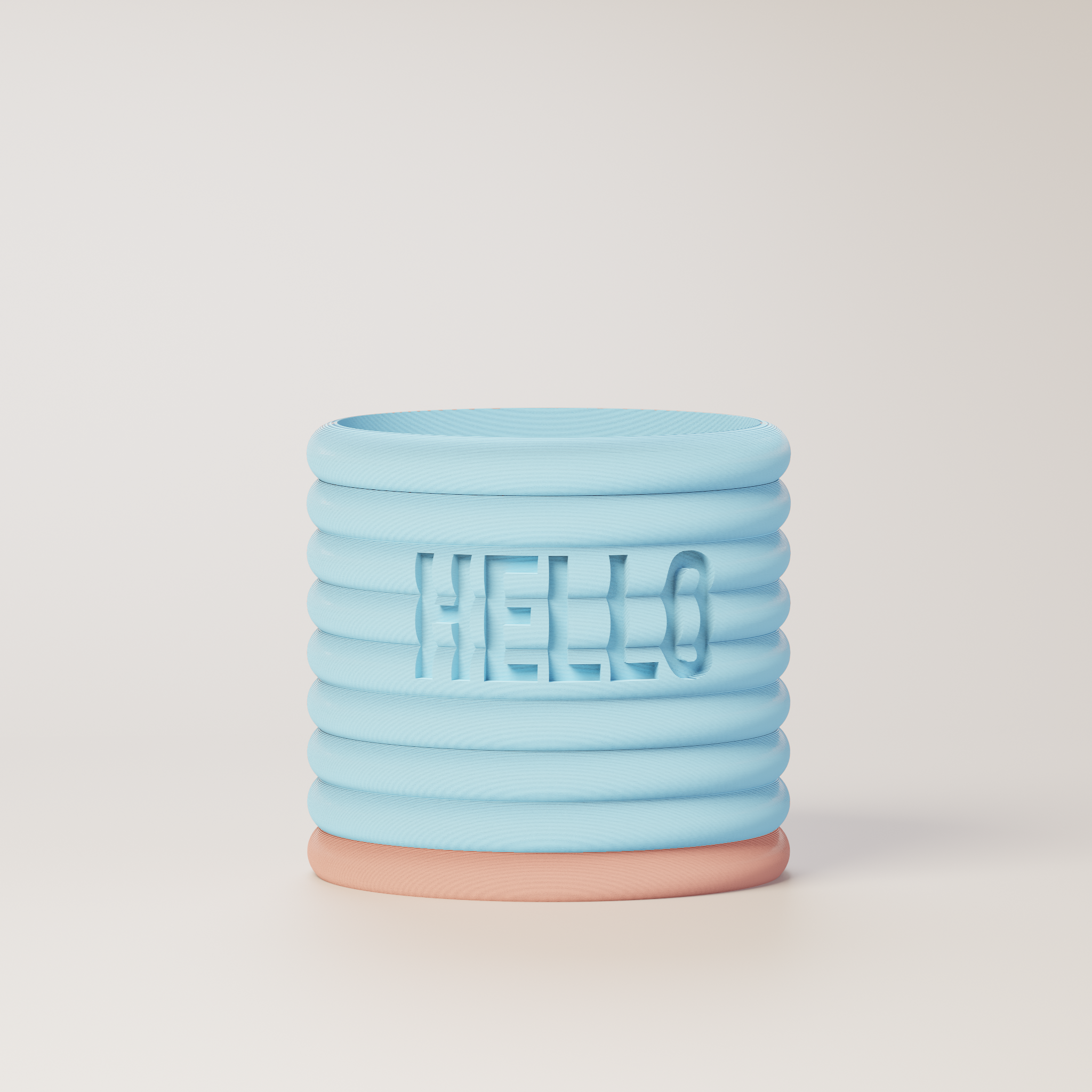 Donna - Custom Text Engraving Planter with Pastel Colors