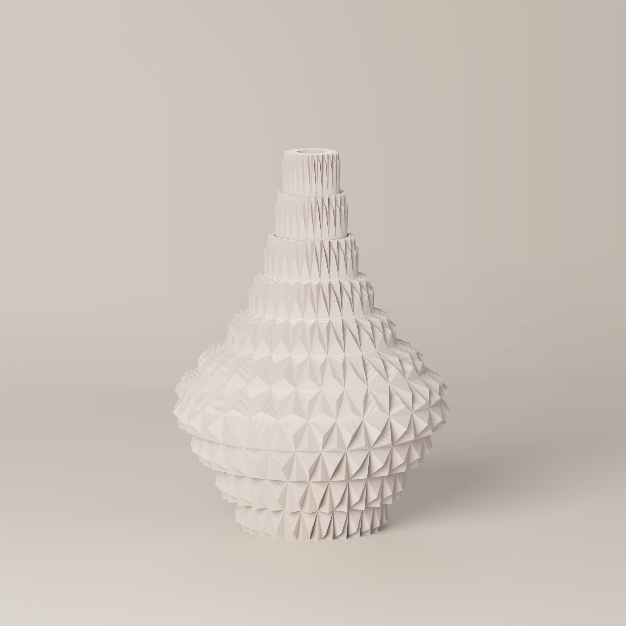 Puti - Custom Modern Geometric 3D Printed Decor Vessel