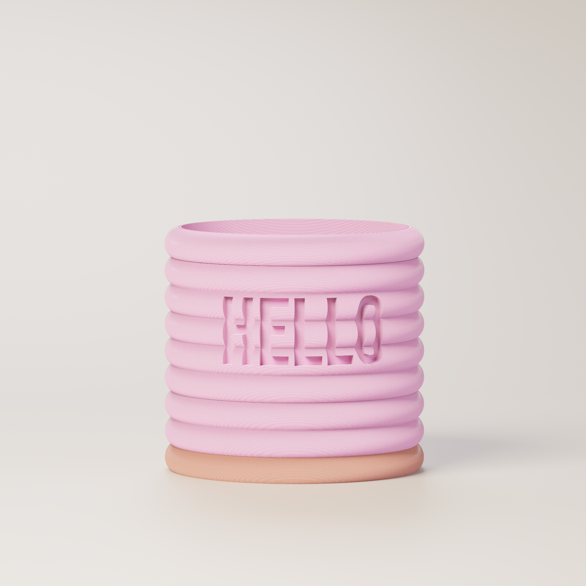 Donna - Custom Text Engraving Planter with Pastel Colors