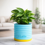 Donna - Custom Text Extruding Planter with Pastel Colors