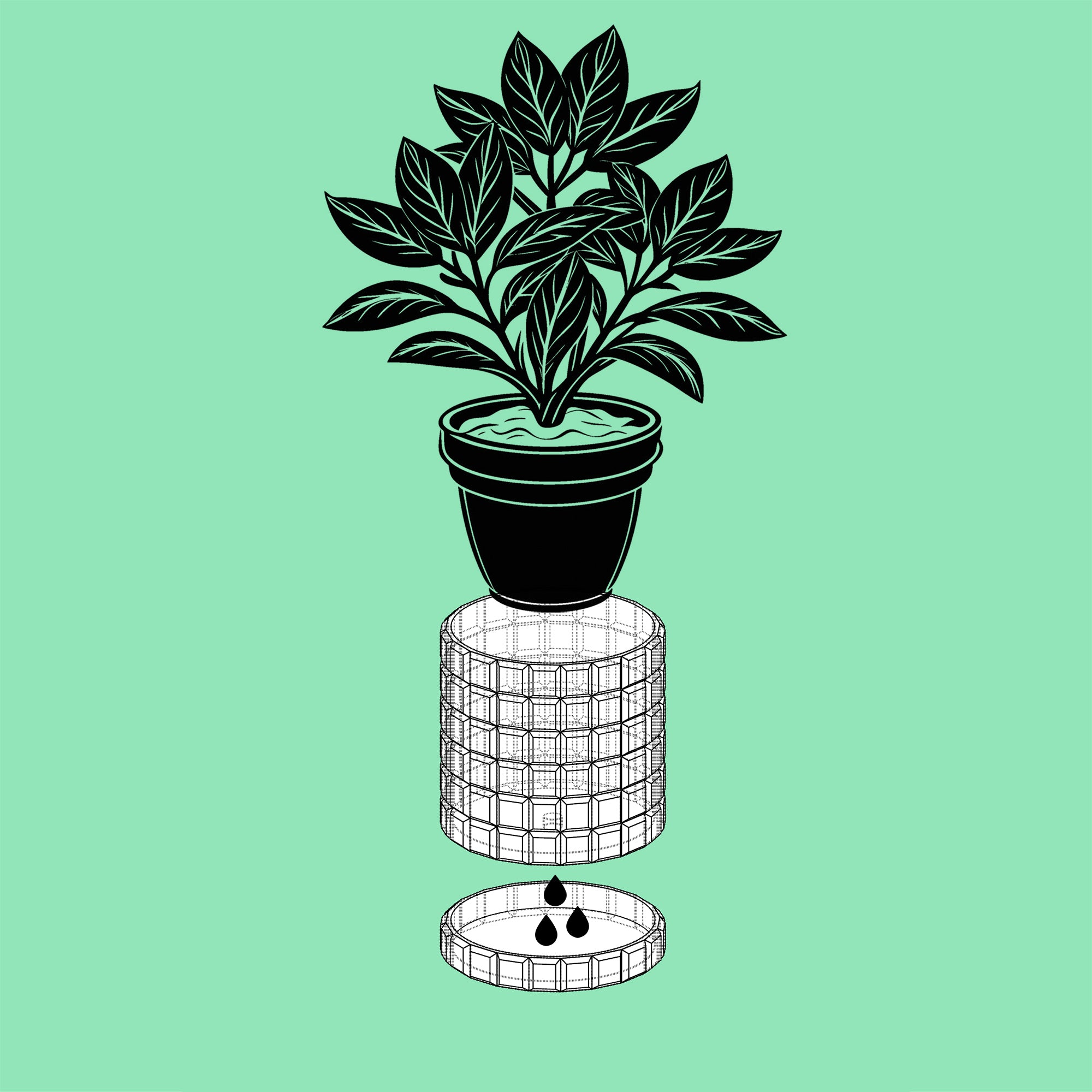 Molly - Modern 3D Printed Planter