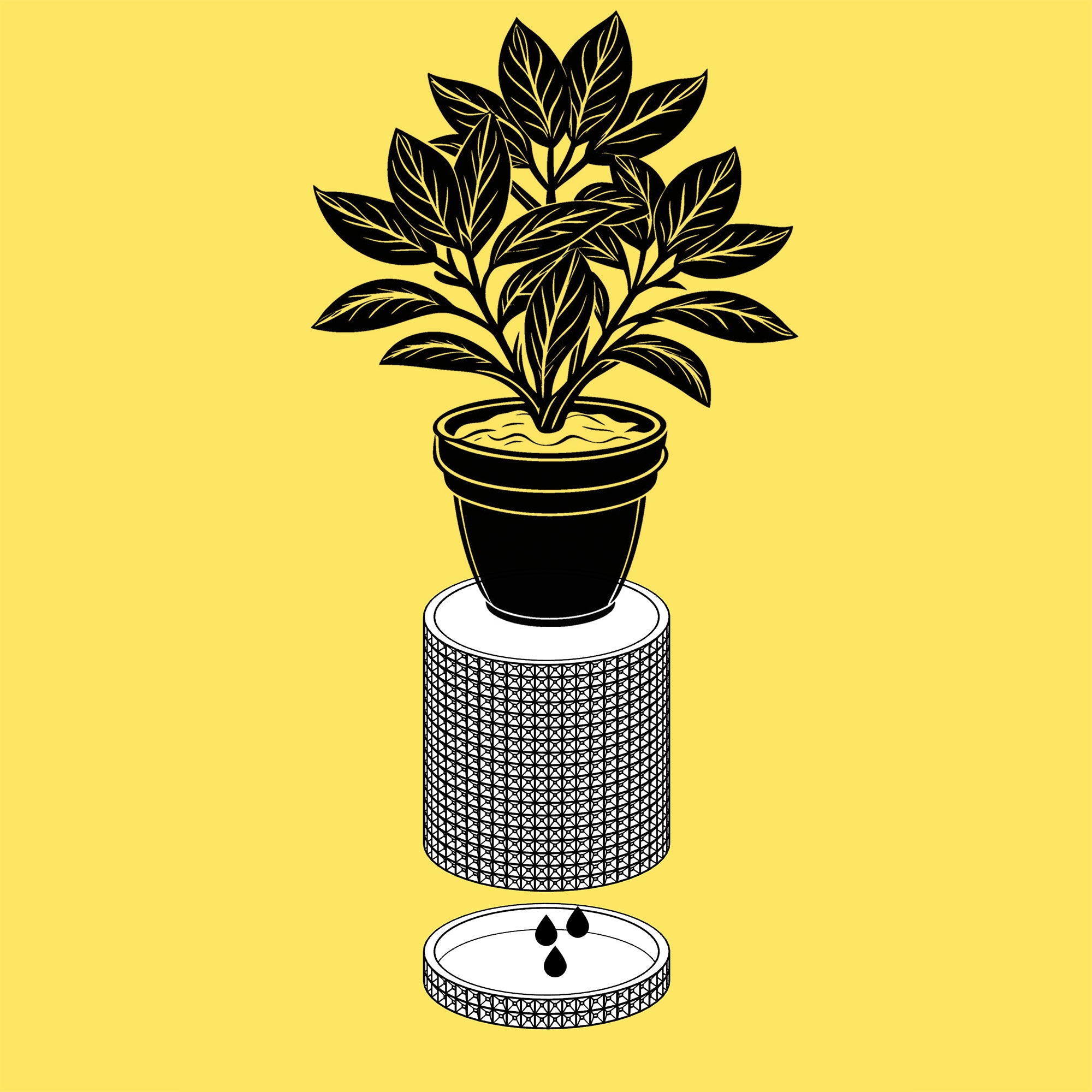 Moory - Detailed 3D Printed Planter