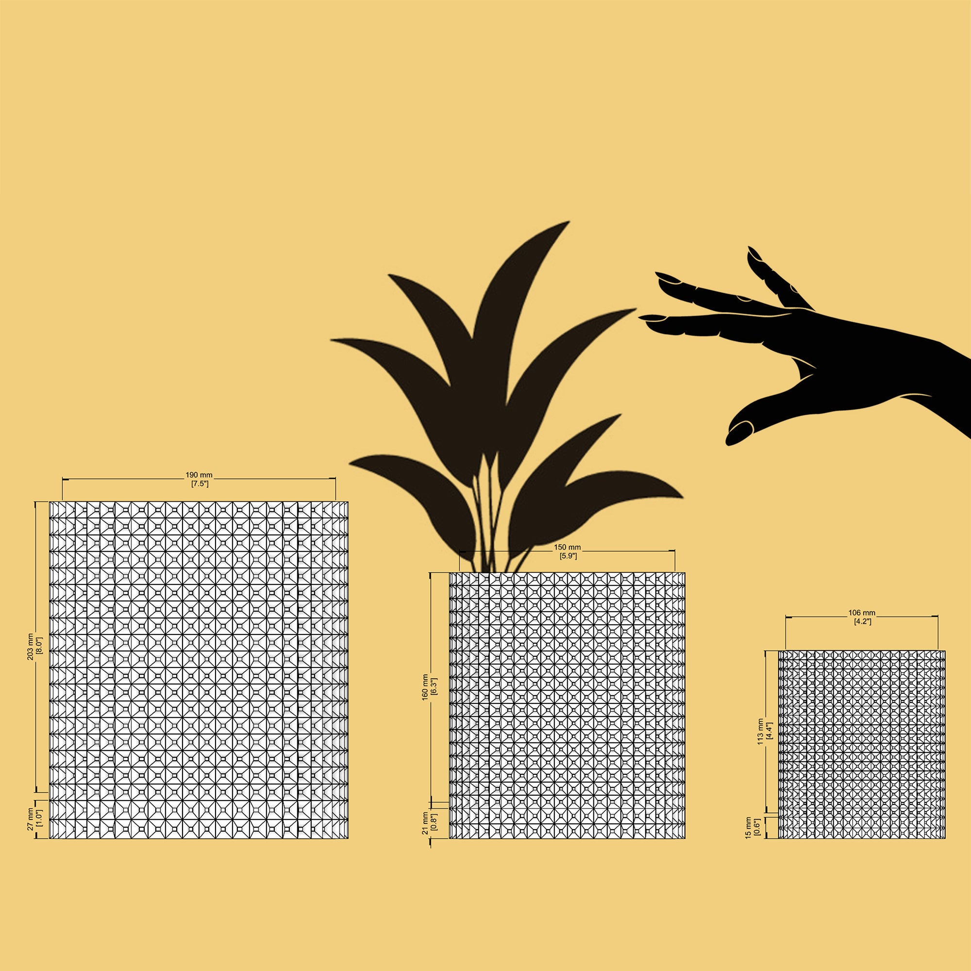 Moory - Detailed 3D Printed Planter
