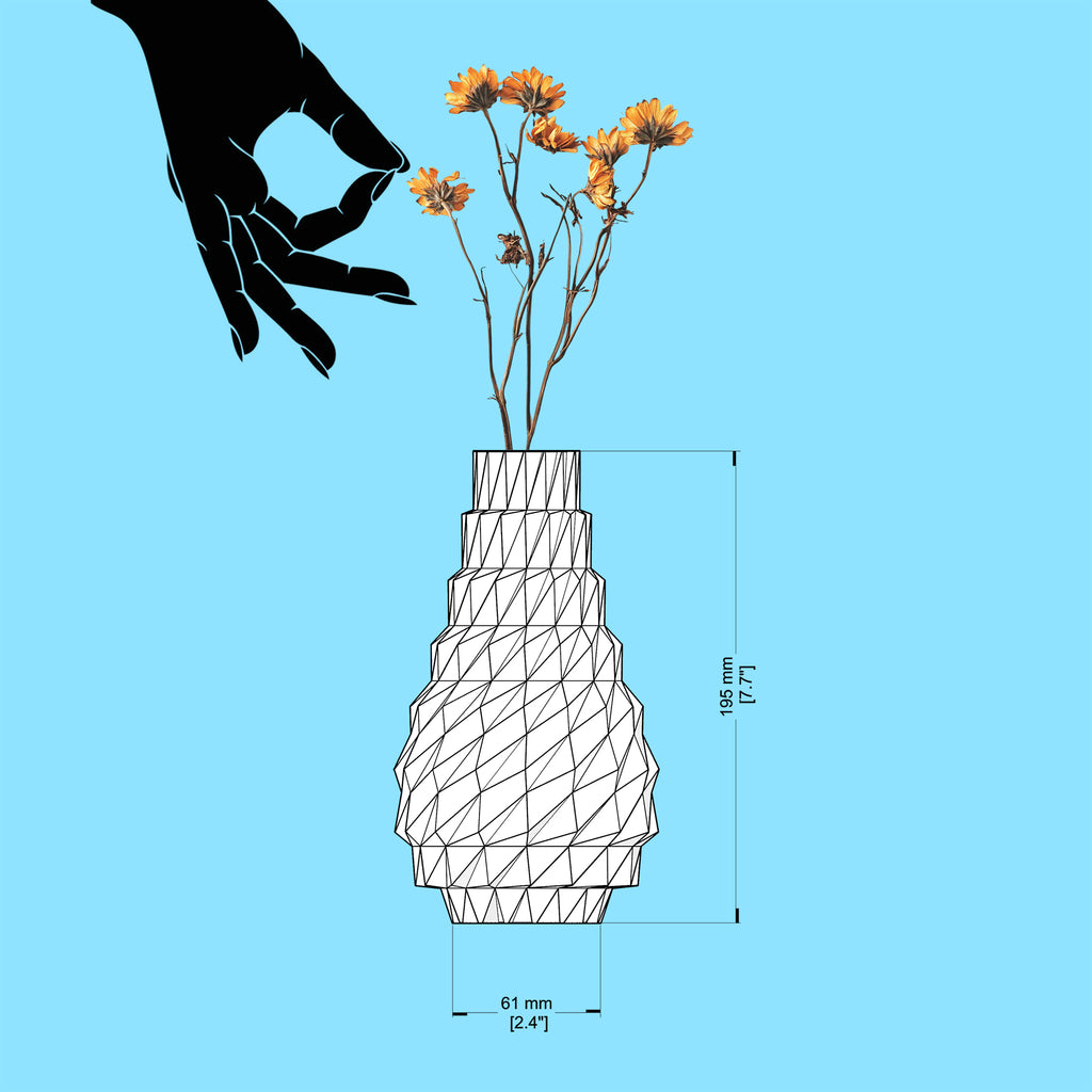 Pita - Sculptural 3D Printed Vase