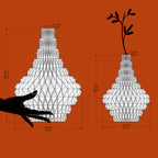 Puti - Modern Geometric 3D Printed Decor Vessel