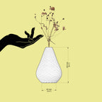 Huda - Layered Spiral 3D Printed Vase