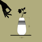 Prine - Zen-Inspired 3D Printed Table Vase