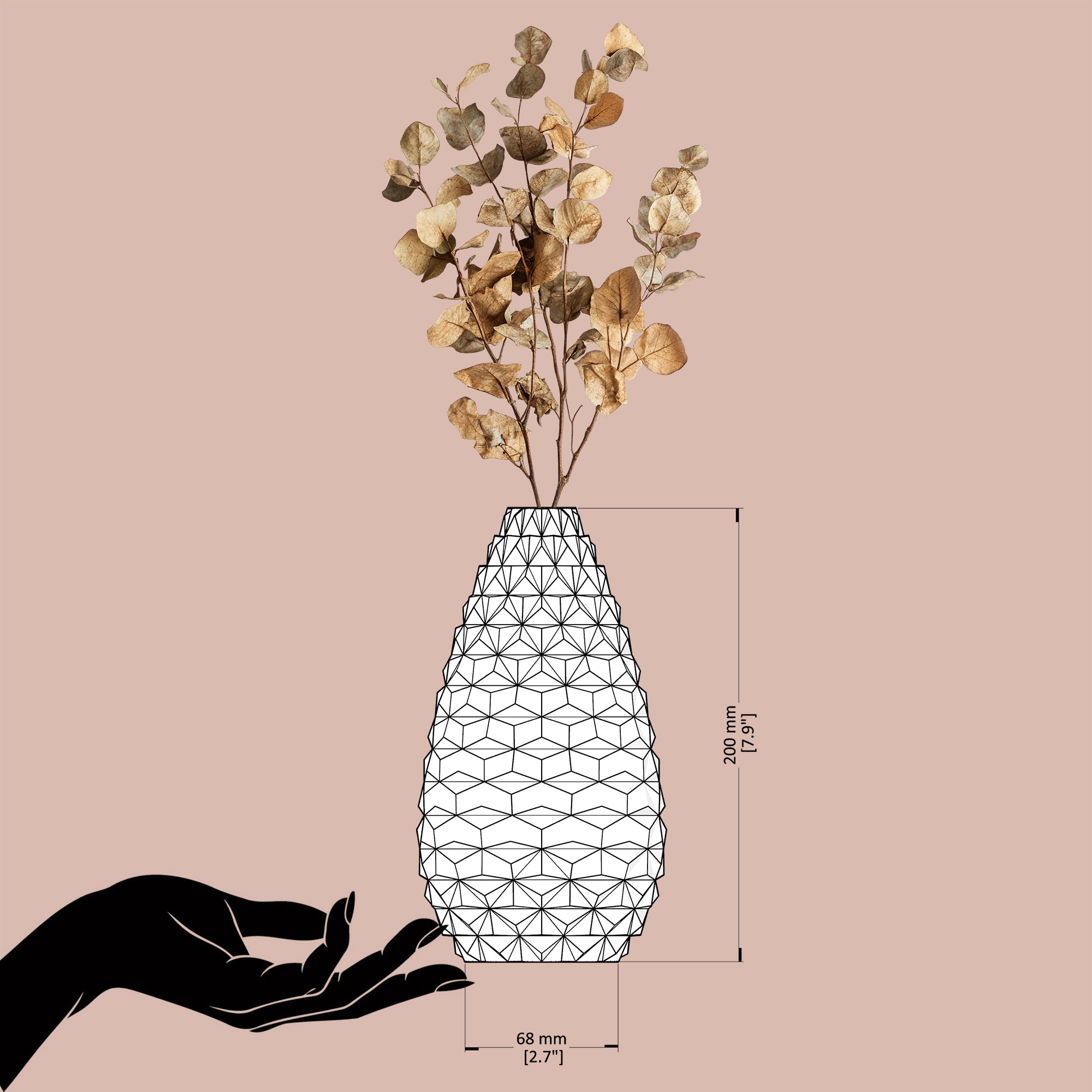 Pete - Modern Pattern Vase for Home Decor